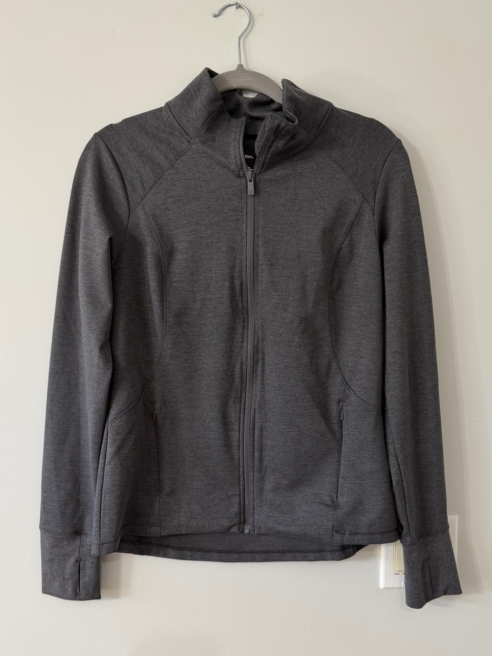 All in Motion Gray Full Zip Athletic Jacket Size Medium